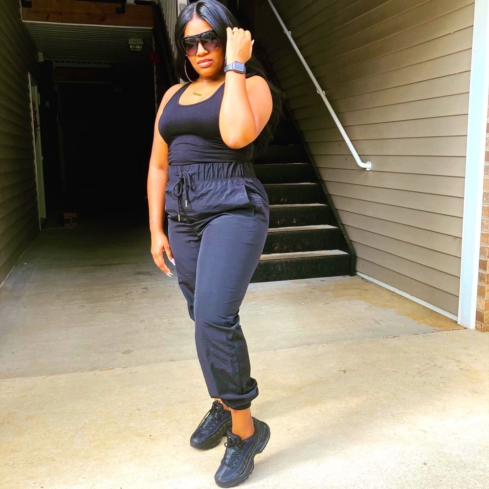 Windbreaker joggers.